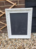 Mooie oude lijst hout met krijtbord, Huis en Inrichting, Woonaccessoires | Memoborden, Ophalen, Zo goed als nieuw, Krijtbord