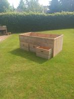 Bed 90 x 200 van steigerhout, Ophalen, 90 cm, Eenpersoons, Steigerhout
