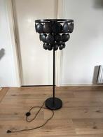 Sober stoere metalen staande schijfjeslamp 150cm, Ophalen, Zo goed als nieuw, Sober stoer industrieel landelijk, Metaal