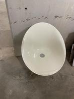 Stoel kuipje, Ophalen, Kunststof, Gebruikt, Wit