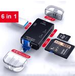 Type C - Micro USB 6 in 1 OTG kaartlezer, Ophalen of Verzenden, Nieuw