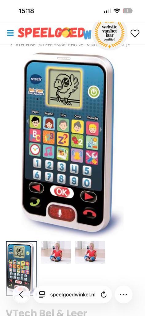 VTech Bel & Leer Telefoon - Educatief Speelgoed, Kinderen en Baby's, Speelgoed | Babyspeelgoed, Zo goed als nieuw, Overige typen