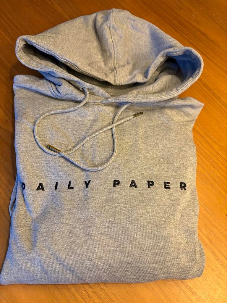 Daily Paper Hoodie Grijs - unisex Maat S, Ophalen of Verzenden, Daily Paper, Grijs, Gedragen