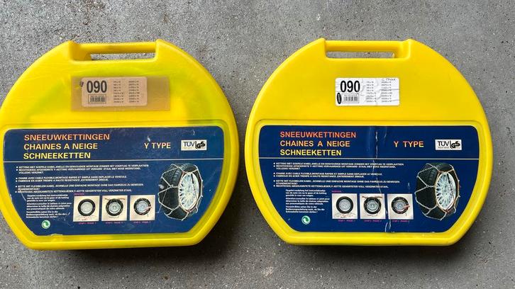 Sneeuwkettingen Y type - Maat 090, Auto diversen, Sneeuwkettingen, Nieuw, Ophalen