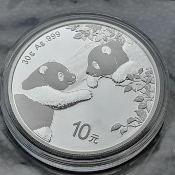 2023 Panda 30 gram zilver - 10 yuan beschikbaar voor biedingen