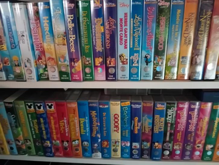 Walt Disney  video banden, Cd's en Dvd's, VHS | Kinderen en Jeugd, Gebruikt, Alle leeftijden, Ophalen