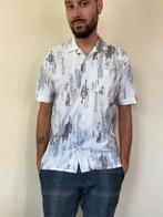 Vintage overhemd - jaren 80/90 - wit - print - S/M, Wit, Vintage, HGV, Hippiegalorevintage@gmail.com