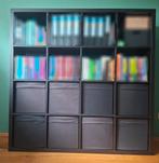 Ikea Kallax
Open kast, zwartbruin, 4 x 4 vakken, Ophalen, Zo goed als nieuw, 25 tot 50 cm