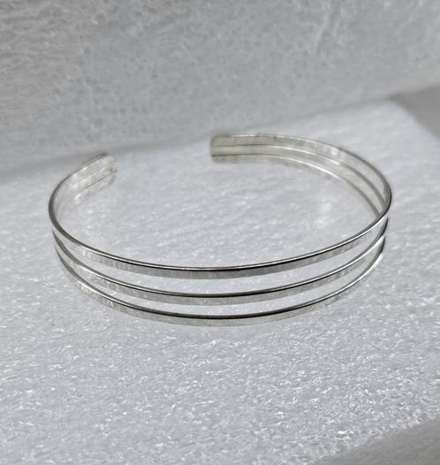Prachtige zilveren (835) slavenarmband / armband / bangle, Sieraden, Tassen en Uiterlijk, Armbanden, Zo goed als nieuw, Zilver
