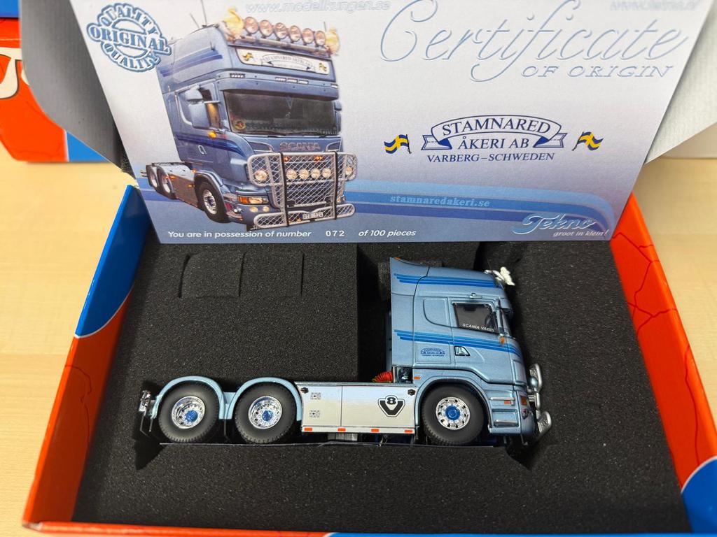 Tekno 1:50 Stamnareds Scania R, Verzenden, Nieuw, Bus of Vrachtwagen, Tekno