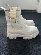 DWSR leren boots mt 39 ivoor, Ophalen of Verzenden, Zo goed als nieuw, Overige kleuren, Lage of Enkellaarzen