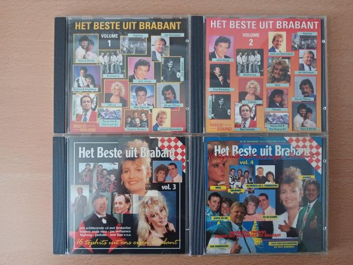 4 originele cd's Het Beste uit Brabant, Cd's en Dvd's, Cd's | Nederlandstalig, Levenslied of Smartlap, Ophalen of Verzenden