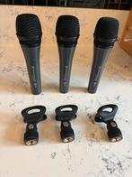 3x Sennheiser E835 met microfoonklem, Ophalen of Verzenden, Zo goed als nieuw, Zangmicrofoon