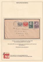 Poststukken Nederland mengfrankering 1933., Ophalen of Verzenden, Brief
