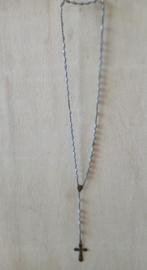 Antieke Rozenkrans - Paternoster. In kleine etui, Antiek en Kunst, Antiek | Religie, Ophalen of Verzenden