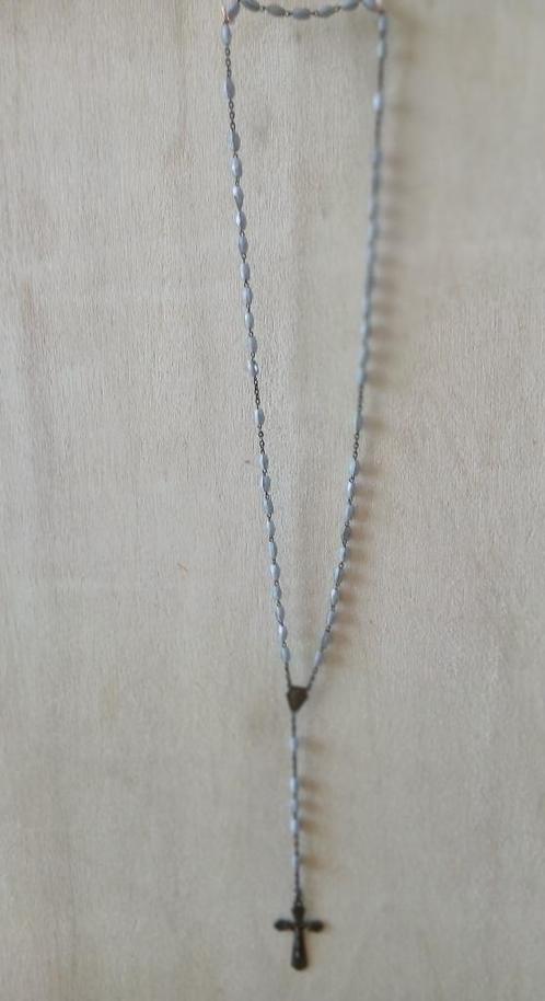 Antieke Rozenkrans - Paternoster. In kleine etui, Antiek en Kunst, Antiek | Religie, Ophalen of Verzenden