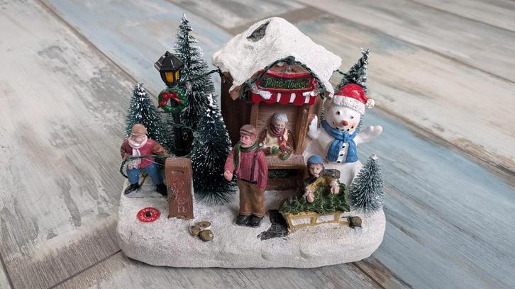 Kerstdorp Tafereel, Diversen, Kerst, Gebruikt, Ophalen of Verzenden