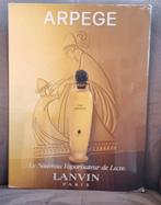 Reclamebord parfum Lanvin Arpege, Ophalen of Verzenden, Gebruikt, Overige typen