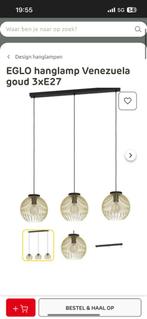 Nieuw in doos ongebruikte plafond hanglamp zwart goud, Ophalen, Zo goed als nieuw, Minder dan 50 cm