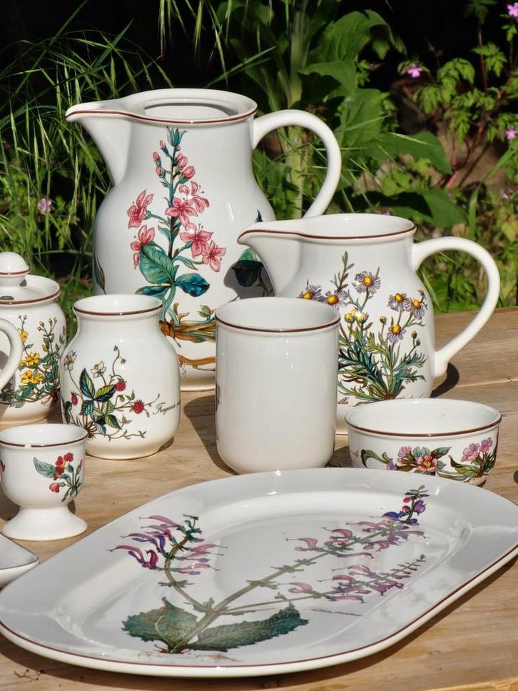 Villeroy & Boch – Botanisch Servies van Porselein, Antiek en Kunst, Antiek | Servies los, Ophalen of Verzenden