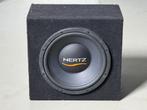 Hertz ES300 subwoofer in kist 12 inch 700 Watt, Auto diversen, Autospeakers, Ophalen, Zo goed als nieuw