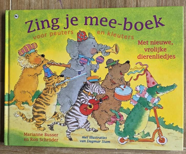 Zing je mee boek met vrolijke dierenliedjes met cd, Boeken, Kinderboeken | Kleuters, Zo goed als nieuw, 4 jaar, Jongen of Meisje
