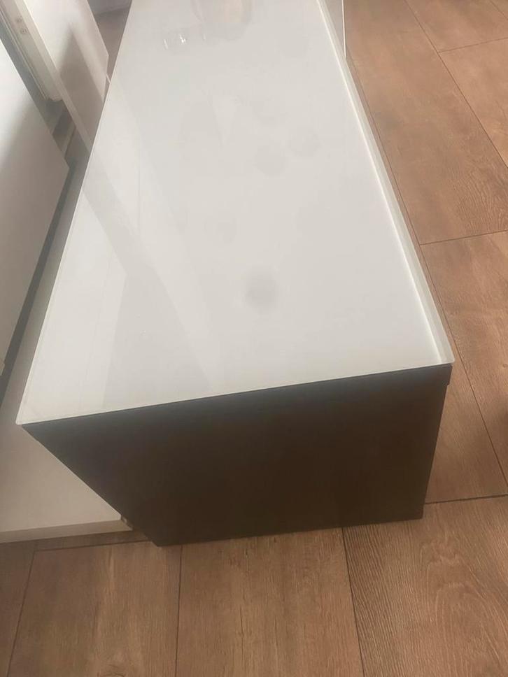 Besta kast 1.20 x 0.38 x 0,42, Huis en Inrichting, Tafels | Salontafels, Zo goed als nieuw, Minder dan 50 cm, Rond, Kunststof