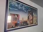 Poster in lijst schilderij Salvador Dali, Ophalen, Zo goed als nieuw, Foto of Poster, Minder dan 50 cm
