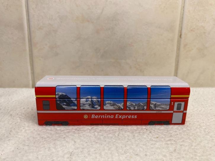 Blikken Chocolade Doosje Treinwagon, Antiek en Kunst, Curiosa en Brocante, Ophalen of Verzenden