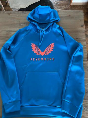 Feyenood hoodies (Castore) 1x blauw en 1x zwart, maat L beschikbaar voor biedingen