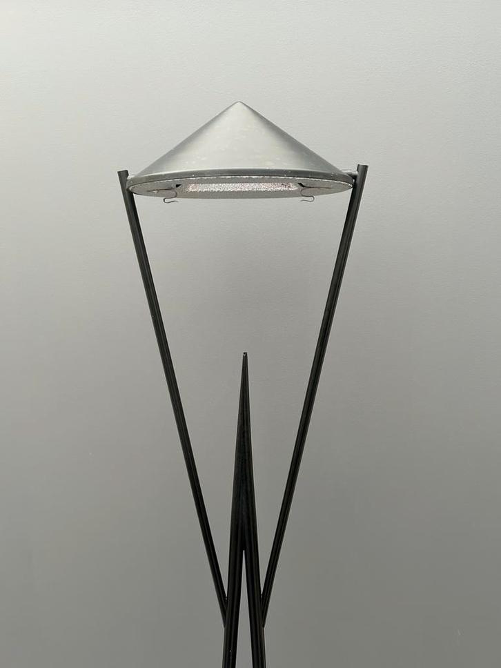 Jaren '80 La Relco Milano Vloerlamp, Huis en Inrichting, Lampen | Vloerlampen, Gebruikt, 150 tot 200 cm, Metaal, Ophalen of Verzenden