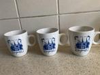 3 vintage kopjes van Delft, de Oostpoort, Ophalen of Verzenden