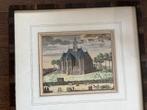 Gravure Nieuwe kerk Den Haag G van Giessen / J.C. Philips, Antiek en Kunst, Ophalen of Verzenden