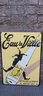 Emaillebord Eau de Villée (Emaillerie Belge), Verzamelen, Merken en Reclamevoorwerpen, Ophalen of Verzenden, Nieuw, Reclamebord