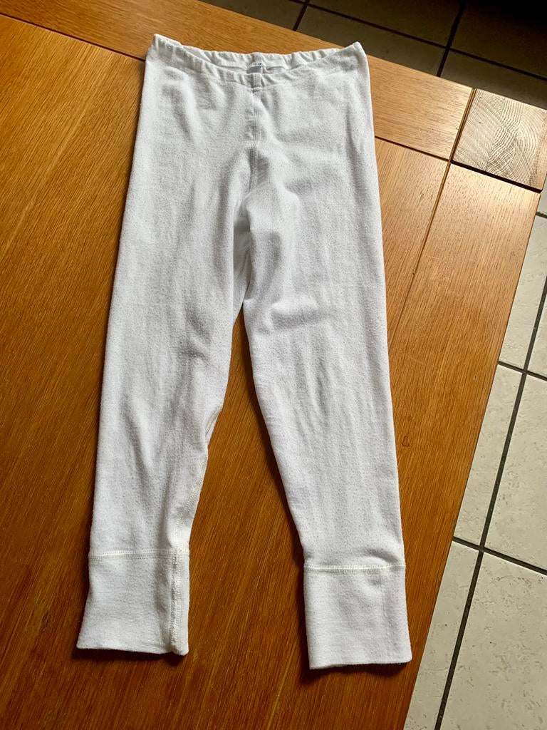 TE KOOP: witte thermo onderbroek Hema maat 110/116 ZGAN, Ophalen of Verzenden, Zo goed als nieuw, Jongen of Meisje, Nacht- of Onderkleding