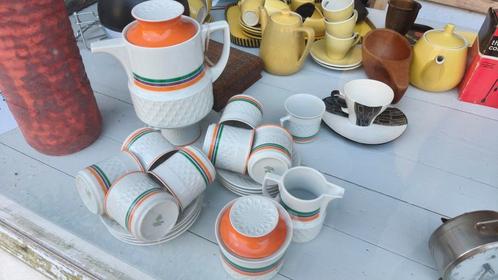 Vintage "Van Nelle" coffie/thee set schrinding bavaria, Antiek en Kunst, Antiek | Servies compleet, Ophalen of Verzenden