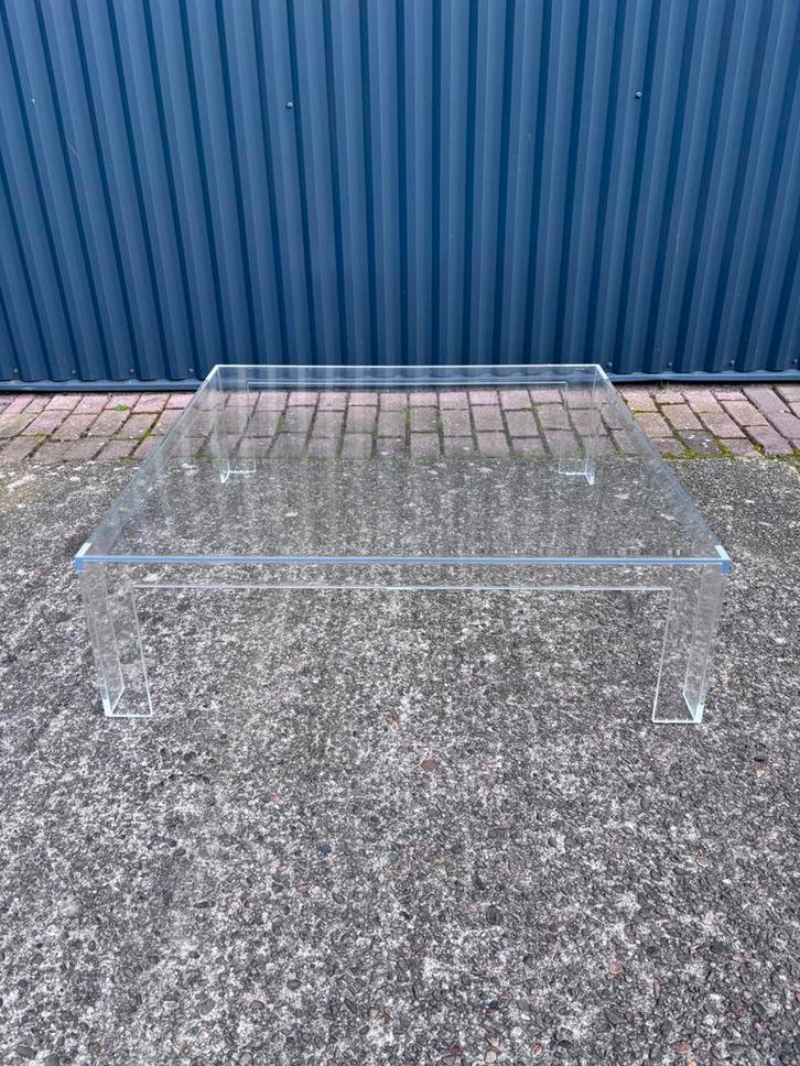 Kartell invisible salontafel design, Huis en Inrichting, Tafels | Salontafels, Zo goed als nieuw, Minder dan 50 cm, 50 tot 100 cm