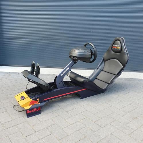 Playseat F1 Red Bull + Thrustmaster T300, Spelcomputers en Games, Games | Sony PlayStation 5, Refurbished, Ophalen