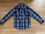 Super leuke blauwe blouse 122/128 WE, Overhemd of Blouse, Sevenoneseven, Ophalen of Verzenden, Zo goed als nieuw