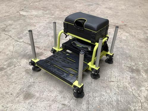 Matrix S36 superbox zitkist - lime, Watersport en Boten, Hengelsport | Witvissen, Zo goed als nieuw, Overige typen, Ophalen of Verzenden