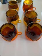 Vintage retro kopjes space age jaren 70, 6 stuks, Ophalen of Verzenden