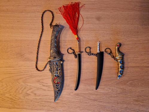 Messen sleutelhangers, Hobby en Vrije tijd, Kostuums, Theaterbenodigdheden en LARP, Zo goed als nieuw, Verzenden
