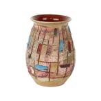 Vintage Italiaanse Design Vaas Keramiek Nuovo Rinascimento, Ophalen of Verzenden