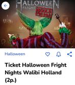 Frightnights 24 oktober!, Tickets en Kaartjes, Twee personen, Ticket of Toegangskaart