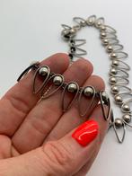 X545 Prachtige zilveren ketting Noorse stijl, Sieraden, Tassen en Uiterlijk, Antieke sieraden, Ophalen of Verzenden, Zilver, Ketting