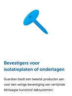 Guardian isolatie bevestiging plug, Doe-het-zelf en Verbouw, Isolatie en Afdichting, Ophalen of Verzenden, Nieuw, Overige materialen