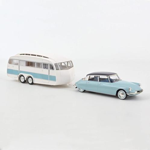 Citroen DS 19 1960 Blauw Caravan Schaal 1:18 Norev 181760, Hobby en Vrije tijd, Modelauto's | 1:18, Nieuw, Auto, Norev, Ophalen of Verzenden