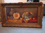 Vintage Schilderij Stilleven B 60 x L 100cm, Antiek en Kunst, Ophalen of Verzenden