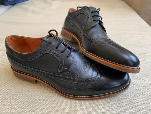 Van Lier zwarte Herenschoenen, maat 43 - nieuw in doos, Kleding | Heren, Schoenen, Nieuw, Veterschoenen, Zwart, Ophalen of Verzenden