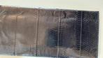 Vintage clutch slangenleer, zwart, Sieraden, Tassen en Uiterlijk, Tassen | Damestassen, Ophalen of Verzenden, Zo goed als nieuw